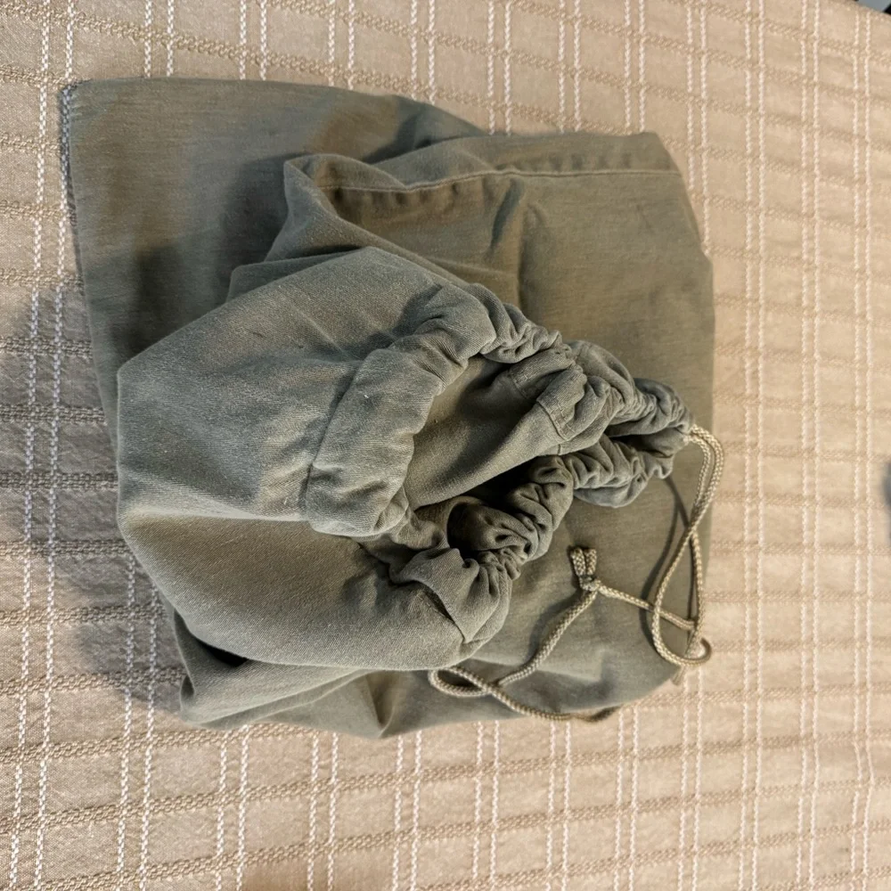 Vintage Gray/green Laundry Bag Handmade! Heavy Duty!